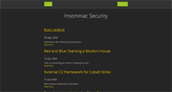 Desktop Screenshot of insomniacsecurity.com