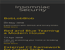 Tablet Screenshot of insomniacsecurity.com